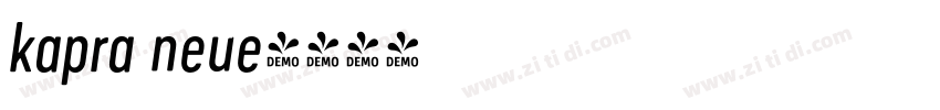 kapra neue字体转换